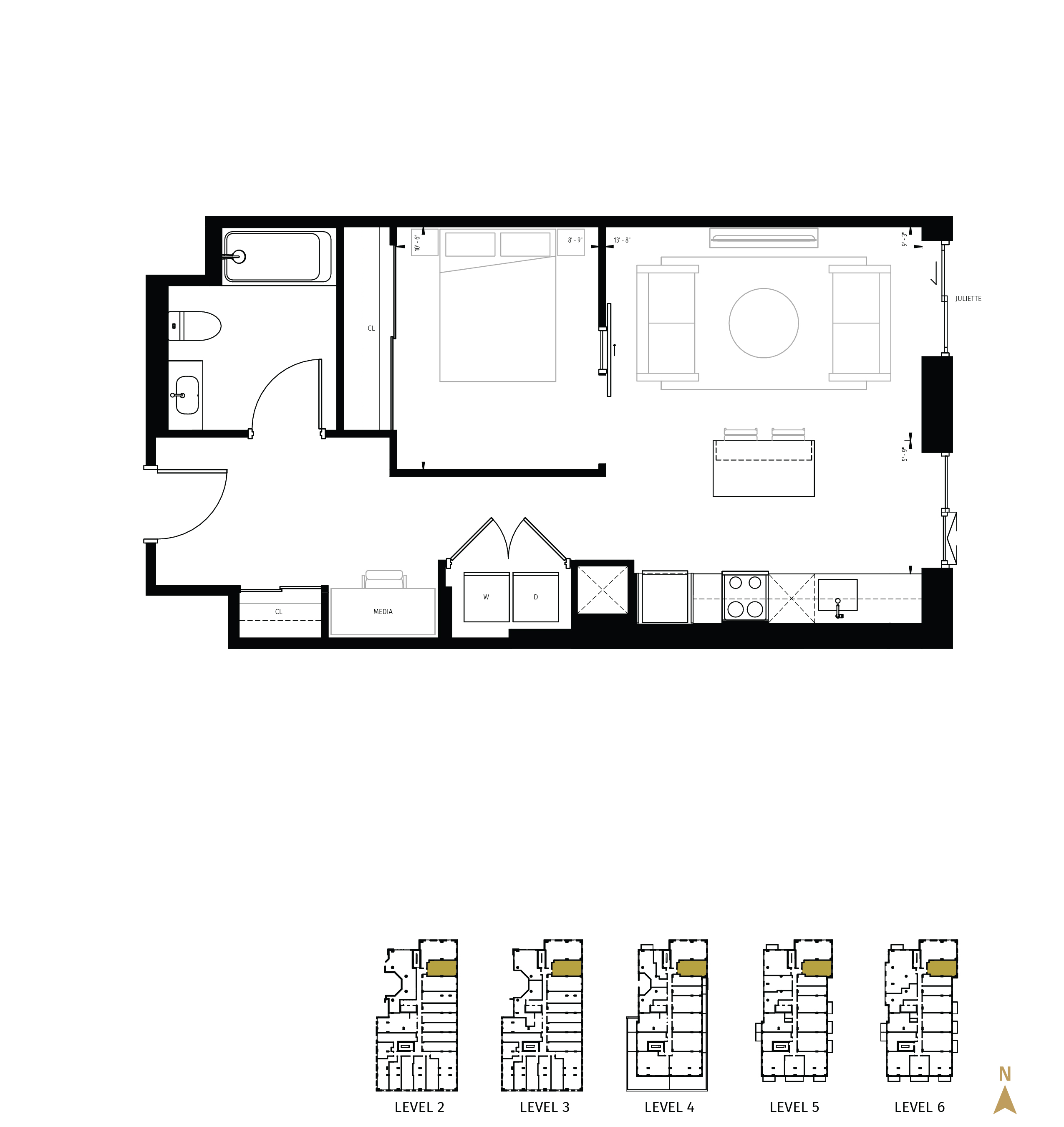 The Evergreen Floorplans_1B(BF)-01