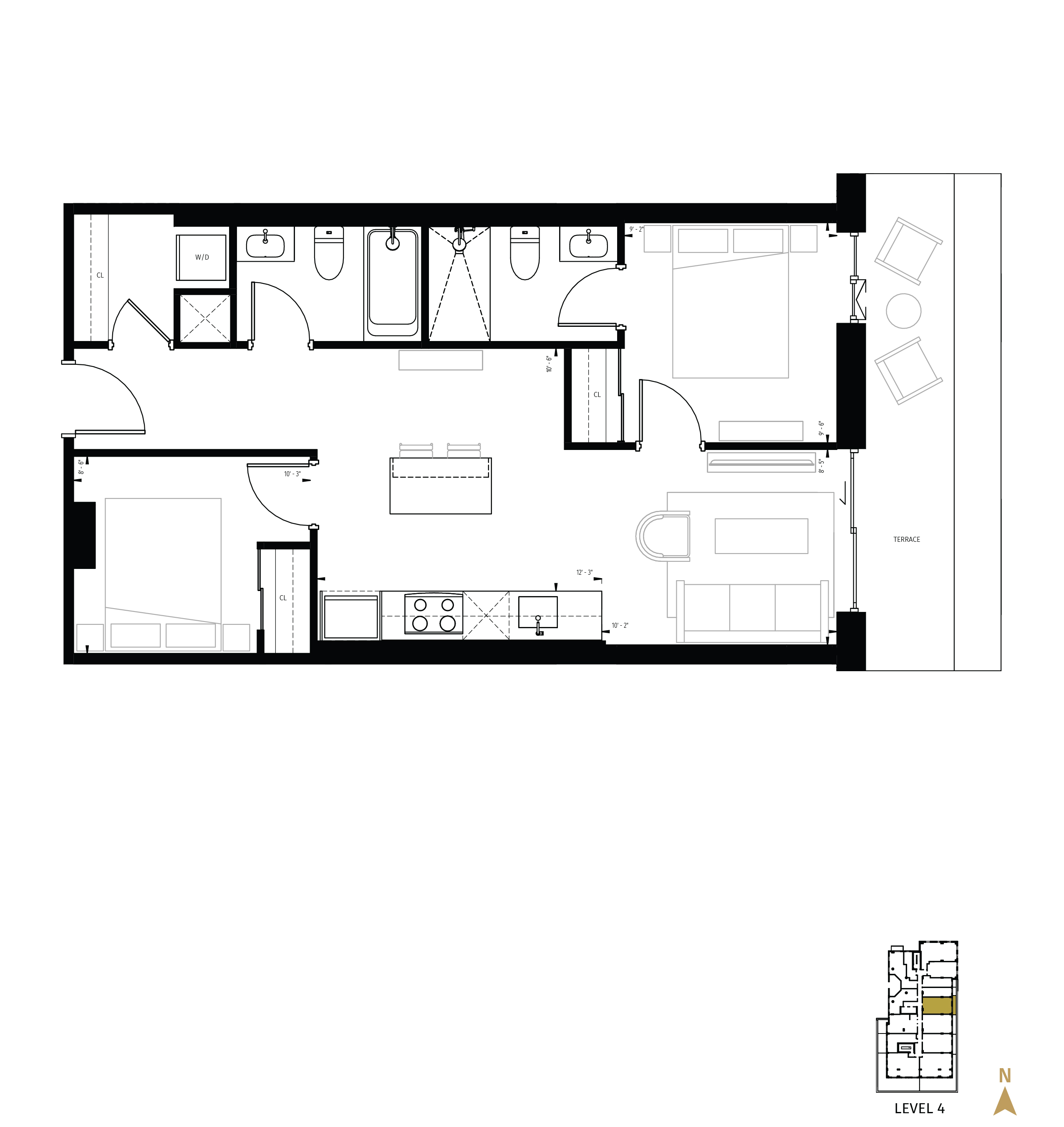 The Evergreen Floorplans_2B-04-A