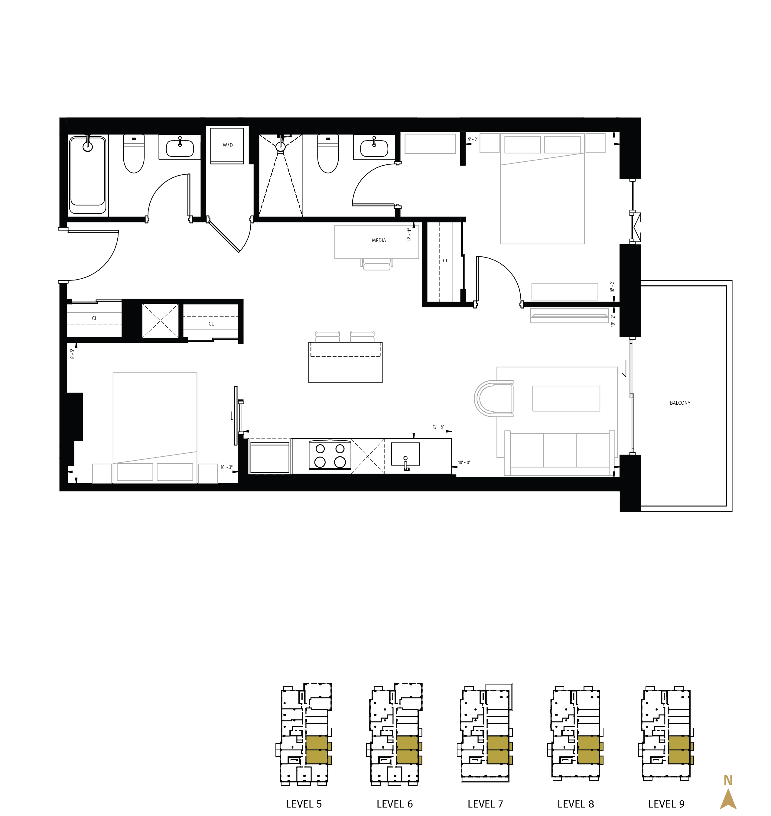 The Evergreen Floorplans_2B-05-B