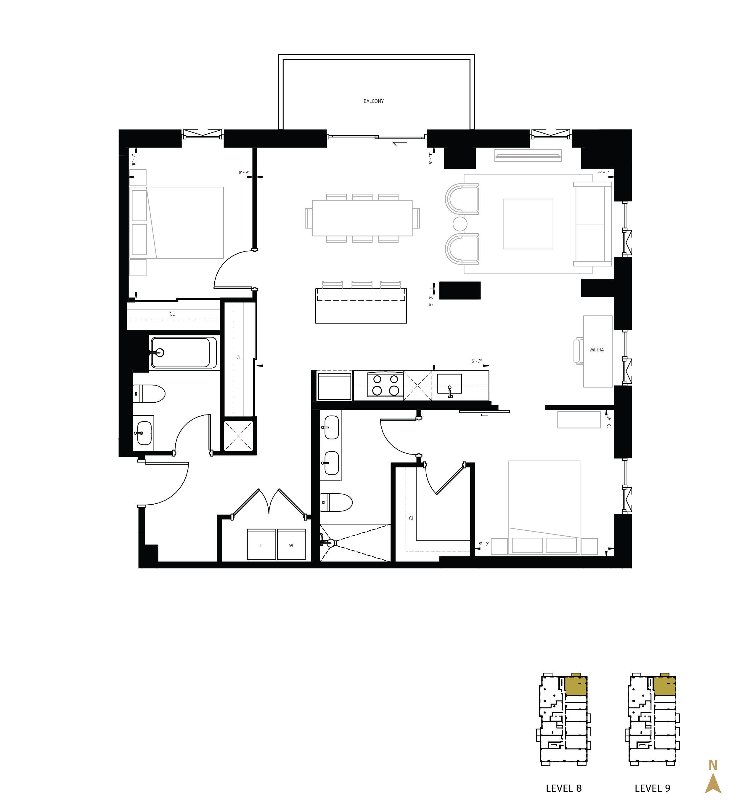 The Evergreen Floorplans_2B-08-B