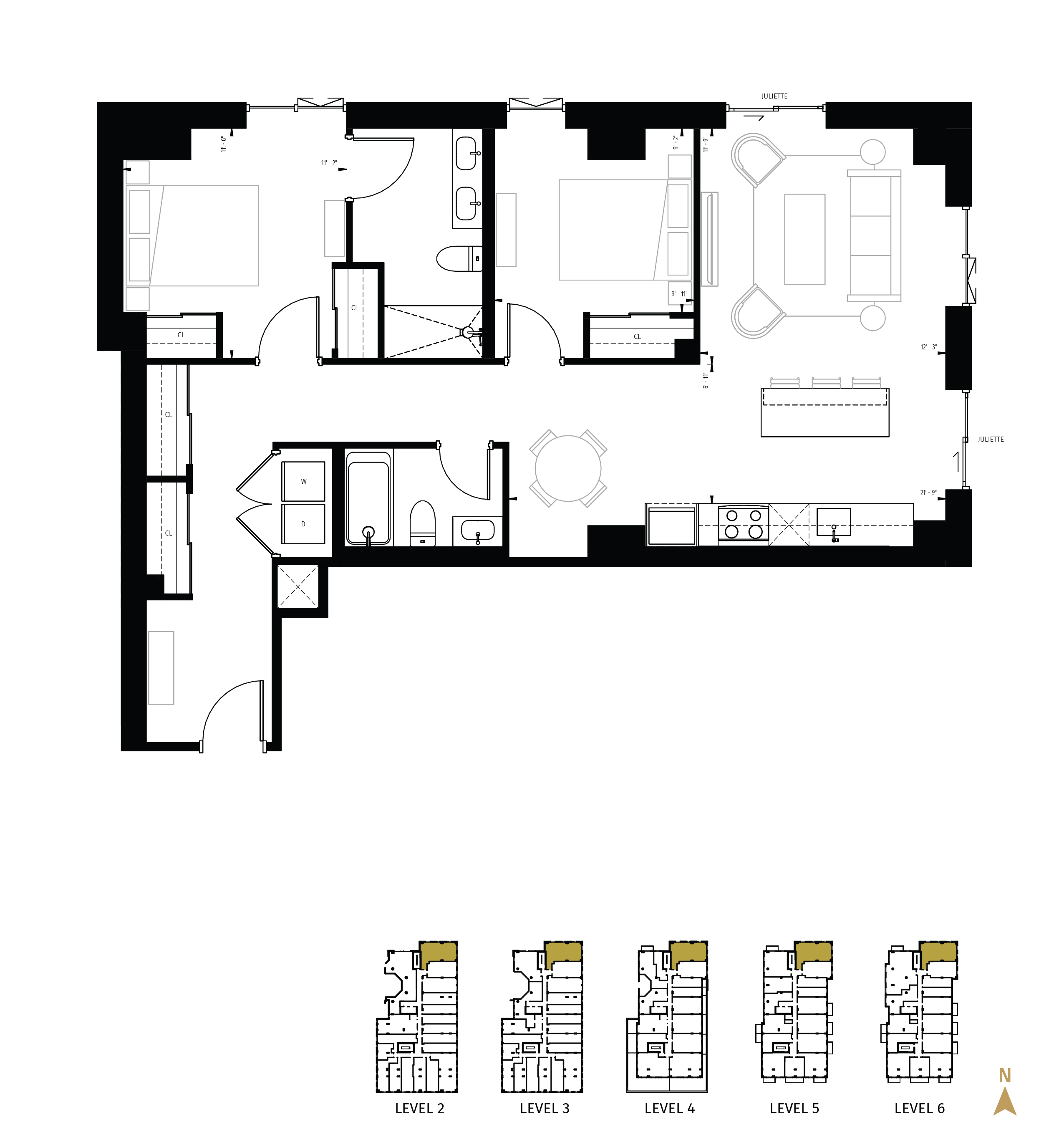 The Evergreen Floorplans_2B-BF-01